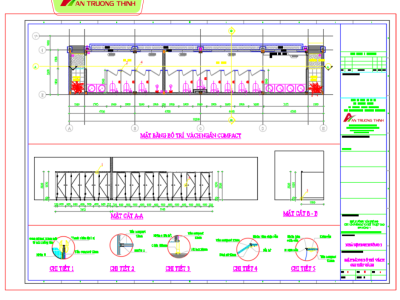 BẢN VẼ CAD VÁCH NGĂN VỆ SINH TẤM COMPACT – CHI TIẾT BẢN VẼ TẤM COMPACT