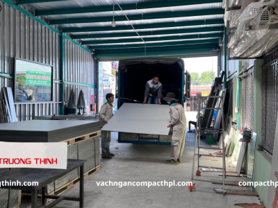 Vách Ngăn Vệ Sinh Compact HPL Tại Tiền Giang | An Trường Thịnh