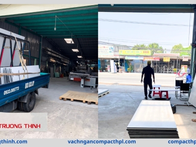 Vách ngăn vệ sinh Compact HPL 12mm 18mm